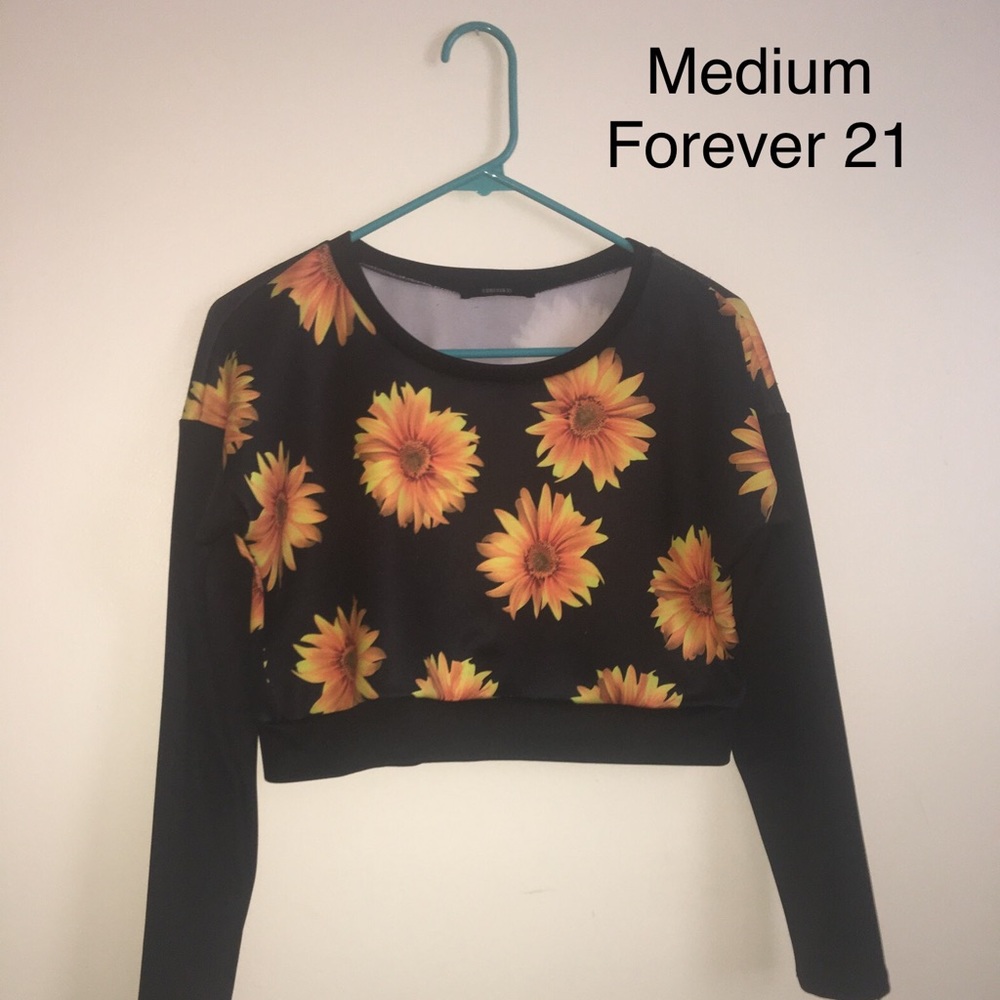 Sunflower crop top